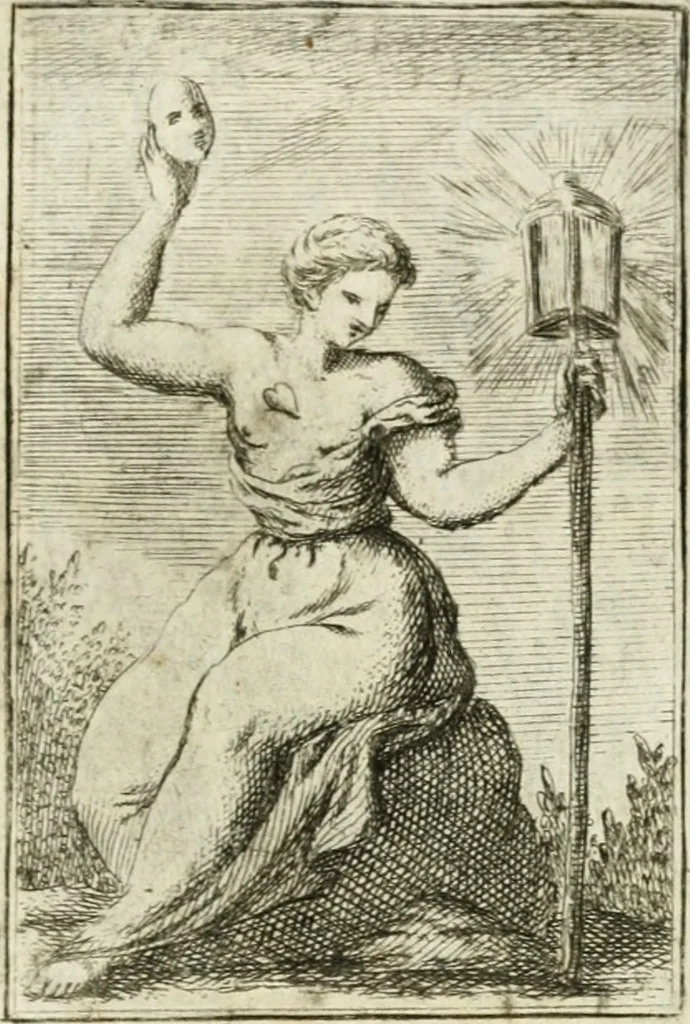 An illustration from Iconologie, tirée de divers auteurs : ouvrage utile aux gens de lettres, aux poëtes, aux artistes, & généralement à tous les amateurs des beaux-arts, 1766, leaf 170