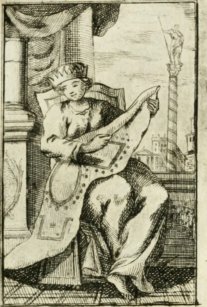 An illustration from Iconologie, tirée de divers auteurs : ouvrage utile aux gens de lettres, aux poëtes, aux artistes, & généralement à tous les amateurs des beaux-arts, 1766, leaf 174