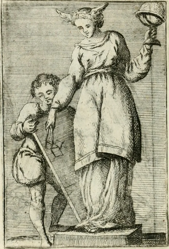 An illustration from Iconologie, tirée de divers auteurs : ouvrage utile aux gens de lettres, aux poëtes, aux artistes, & généralement à tous les amateurs des beaux-arts, 1766, leaf 179