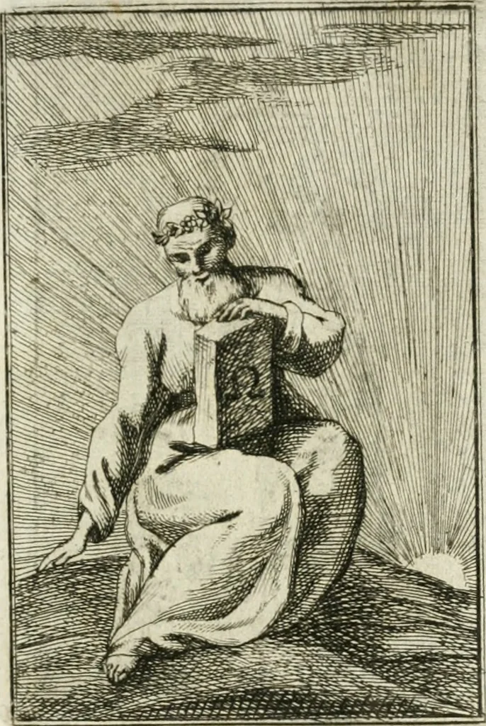 An illustration from Iconologie, tirée de divers auteurs : ouvrage utile aux gens de lettres, aux poëtes, aux artistes, & généralement à tous les amateurs des beaux-arts, 1766, leaf 18