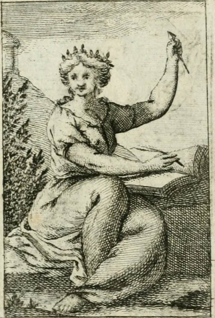 An illustration from Iconologie, tirée de divers auteurs : ouvrage utile aux gens de lettres, aux poëtes, aux artistes, & généralement à tous les amateurs des beaux-arts, 1766, leaf 186