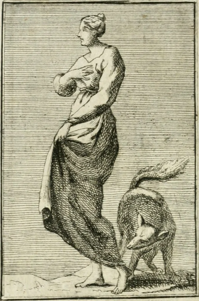 An illustration from Iconologie, tirée de divers auteurs : ouvrage utile aux gens de lettres, aux poëtes, aux artistes, & généralement à tous les amateurs des beaux-arts, 1766, leaf 19