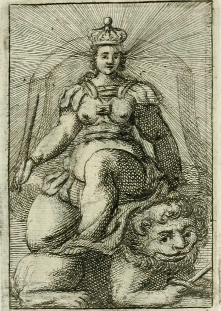 An illustration from Iconologie, tirée de divers auteurs : ouvrage utile aux gens de lettres, aux poëtes, aux artistes, & généralement à tous les amateurs des beaux-arts, 1766, leaf 192