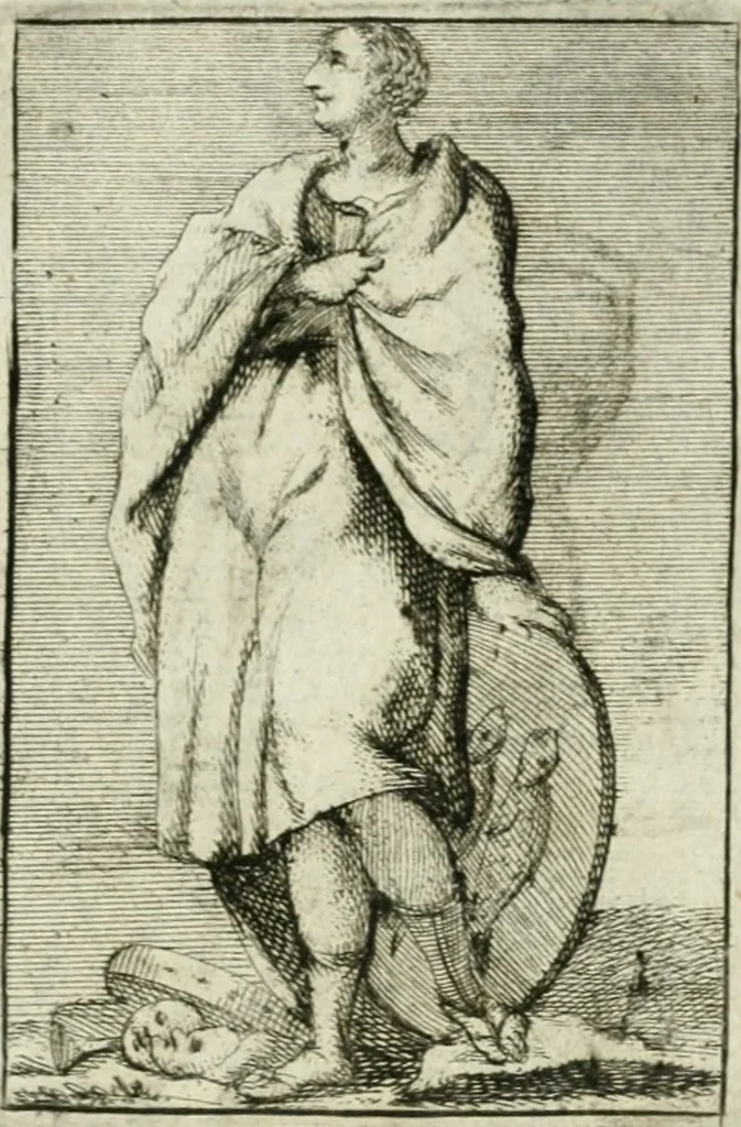 An illustration from Iconologie, tirée de divers auteurs : ouvrage utile aux gens de lettres, aux poëtes, aux artistes, & généralement à tous les amateurs des beaux-arts, 1766, leaf 194