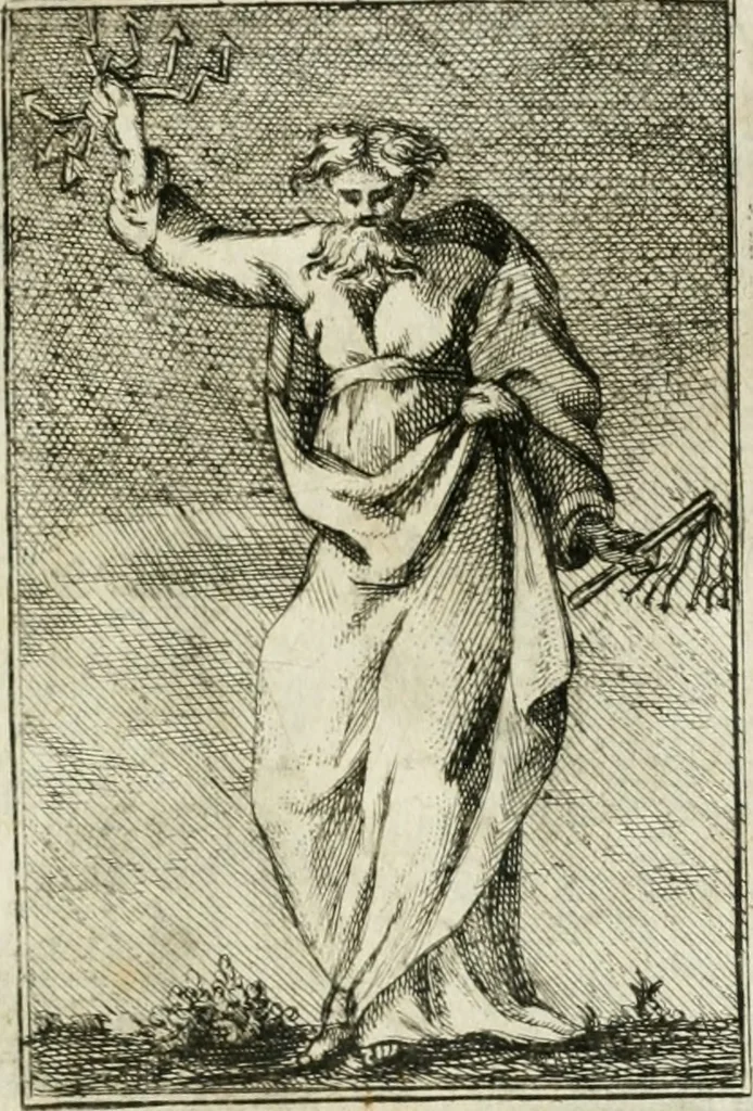 An illustration from Iconologie, tirée de divers auteurs : ouvrage utile aux gens de lettres, aux poëtes, aux artistes, & généralement à tous les amateurs des beaux-arts, 1766, leaf 20