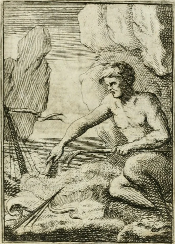 An illustration from Iconologie, tirée de divers auteurs : ouvrage utile aux gens de lettres, aux poëtes, aux artistes, & généralement à tous les amateurs des beaux-arts, 1766, leaf 206