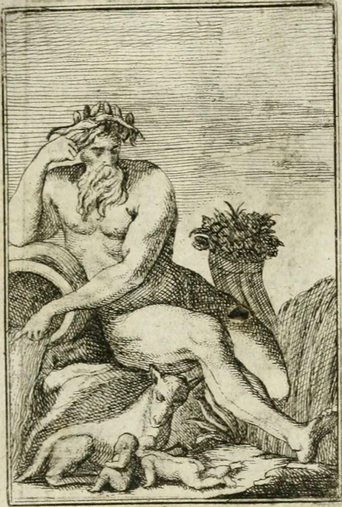 An illustration from Iconologie, tirée de divers auteurs : ouvrage utile aux gens de lettres, aux poëtes, aux artistes, & généralement à tous les amateurs des beaux-arts, 1766, leaf 22