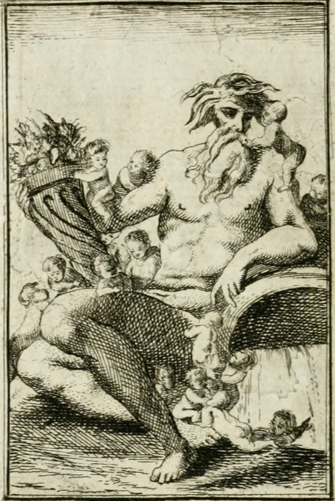 An illustration from Iconologie, tirée de divers auteurs : ouvrage utile aux gens de lettres, aux poëtes, aux artistes, & généralement à tous les amateurs des beaux-arts, 1766, leaf 23