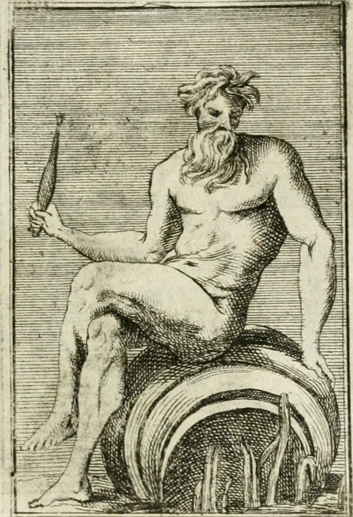 An illustration from Iconologie, tirée de divers auteurs : ouvrage utile aux gens de lettres, aux poëtes, aux artistes, & généralement à tous les amateurs des beaux-arts, 1766, leaf 26