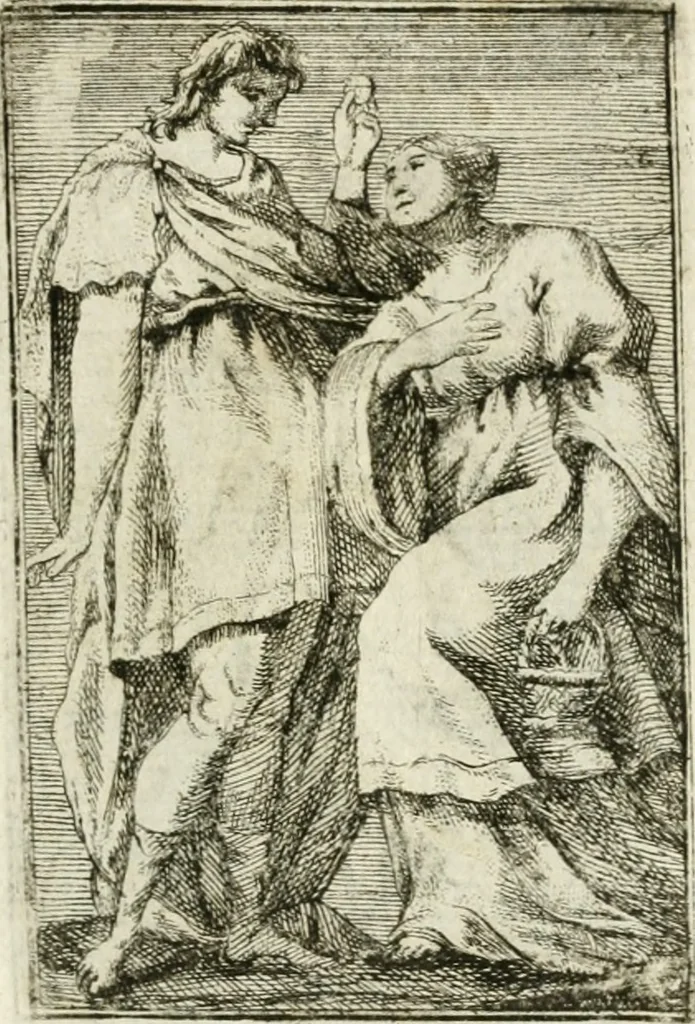 An illustration from Iconologie, tirée de divers auteurs : ouvrage utile aux gens de lettres, aux poëtes, aux artistes, & généralement à tous les amateurs des beaux-arts, 1766, leaf 30