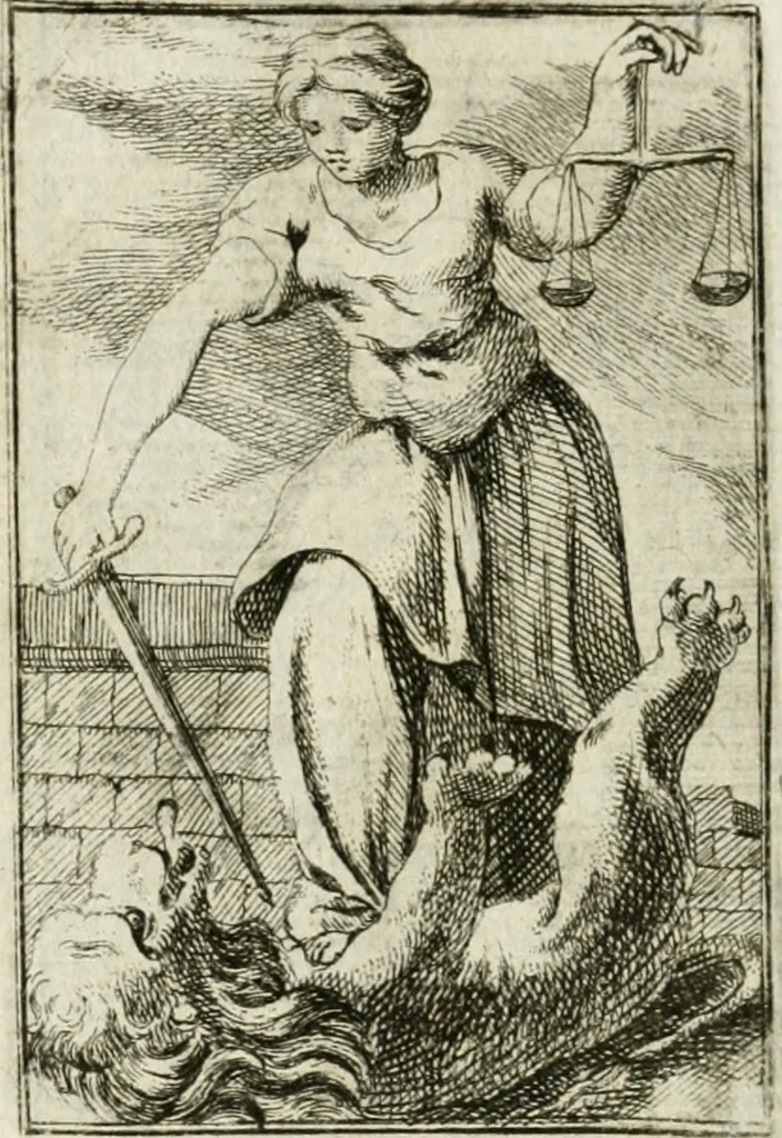 An illustration from Iconologie, tirée de divers auteurs : ouvrage utile aux gens de lettres, aux poëtes, aux artistes, & généralement à tous les amateurs des beaux-arts, 1766, leaf 33