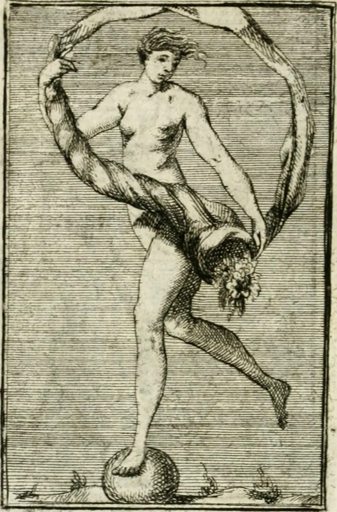 An illustration from Iconologie, tirée de divers auteurs : ouvrage utile aux gens de lettres, aux poëtes, aux artistes, & généralement à tous les amateurs des beaux-arts, 1766, leaf 35