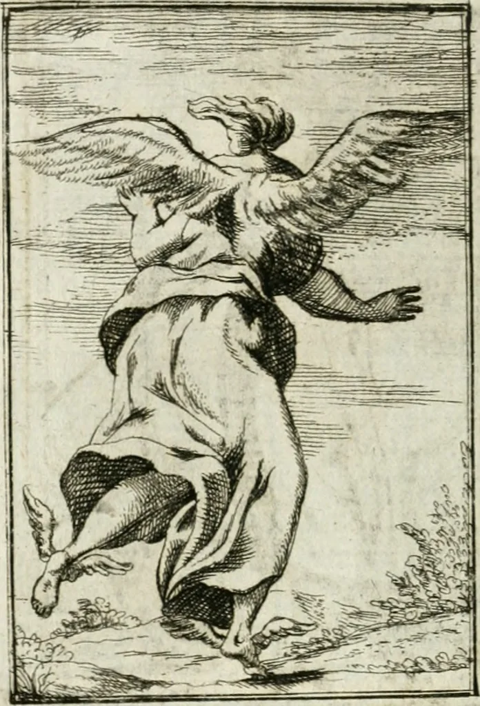 An illustration from Iconologie, tirée de divers auteurs : ouvrage utile aux gens de lettres, aux poëtes, aux artistes, & généralement à tous les amateurs des beaux-arts, 1766, leaf 39