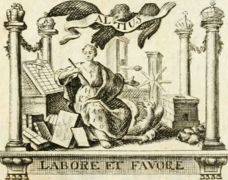 An illustration from Iconologie, tirée de divers auteurs : ouvrage utile aux gens de lettres, aux poëtes, aux artistes, & généralement à tous les amateurs des beaux-arts, 1766, leaf 4