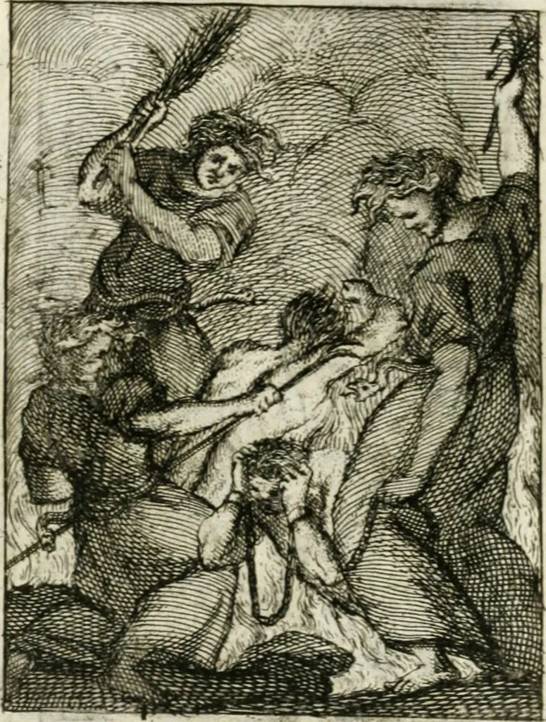 An illustration from Iconologie, tirée de divers auteurs : ouvrage utile aux gens de lettres, aux poëtes, aux artistes, & généralement à tous les amateurs des beaux-arts, 1766, leaf 43