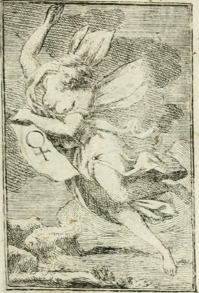 An illustration from Iconologie, tirée de divers auteurs : ouvrage utile aux gens de lettres, aux poëtes, aux artistes, & généralement à tous les amateurs des beaux-arts, 1766, leaf 68