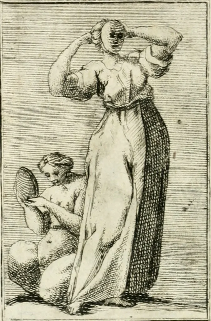 An illustration from Iconologie, tirée de divers auteurs : ouvrage utile aux gens de lettres, aux poëtes, aux artistes, & généralement à tous les amateurs des beaux-arts, 1766, leaf 7