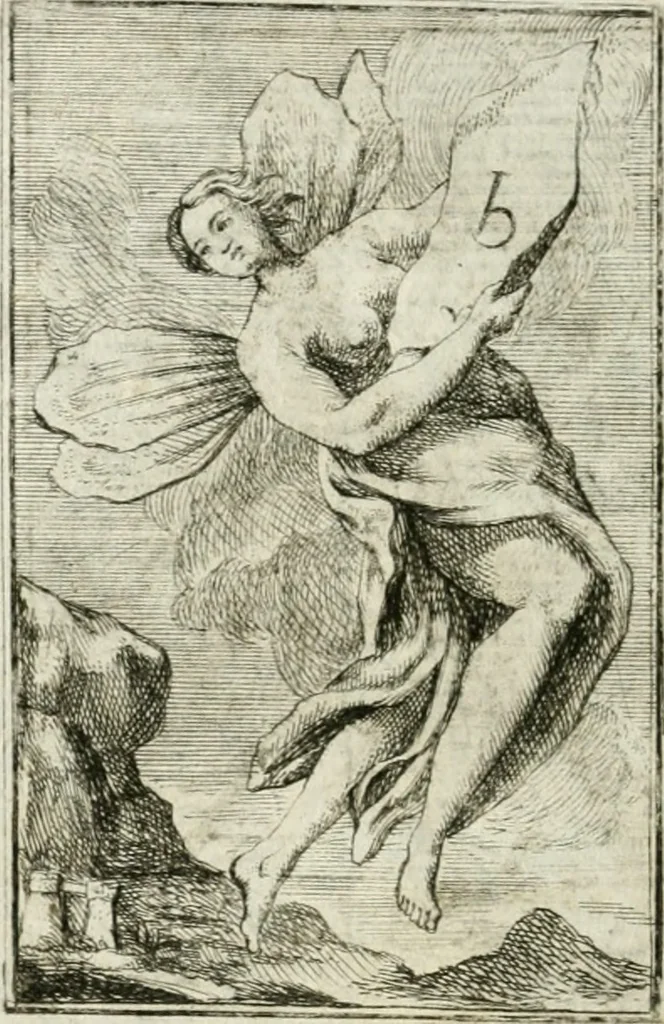 An illustration from Iconologie, tirée de divers auteurs : ouvrage utile aux gens de lettres, aux poëtes, aux artistes, & généralement à tous les amateurs des beaux-arts, 1766, leaf 71