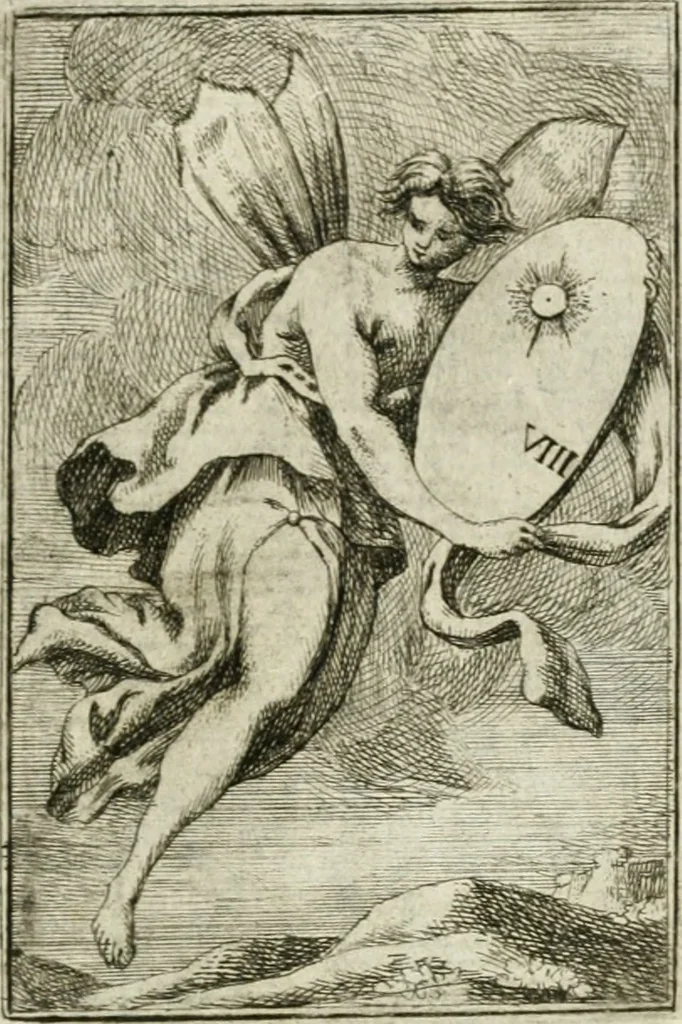 An illustration from Iconologie, tirée de divers auteurs : ouvrage utile aux gens de lettres, aux poëtes, aux artistes, & généralement à tous les amateurs des beaux-arts, 1766, leaf 74
