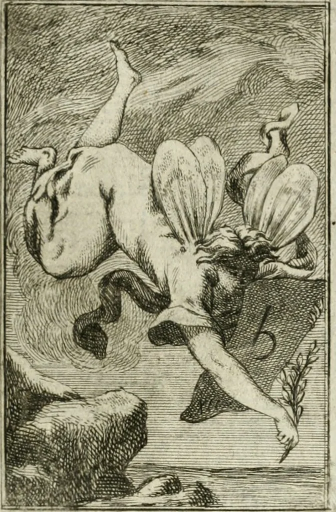 An illustration from Iconologie, tirée de divers auteurs : ouvrage utile aux gens de lettres, aux poëtes, aux artistes, & généralement à tous les amateurs des beaux-arts, 1766, leaf 78