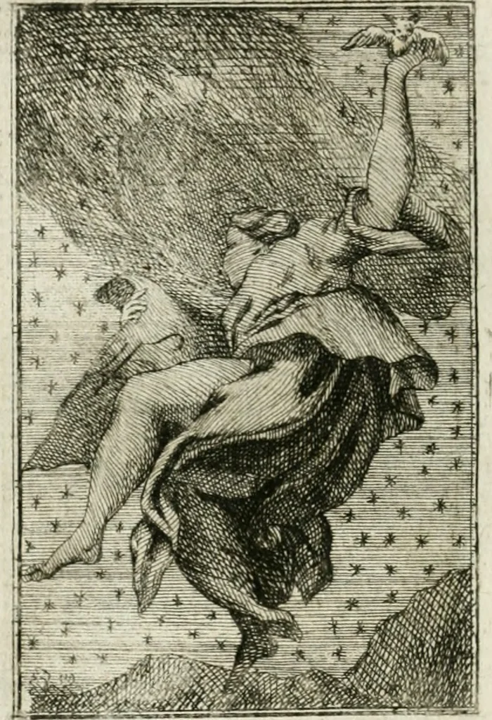 An illustration from Iconologie, tirée de divers auteurs : ouvrage utile aux gens de lettres, aux poëtes, aux artistes, & généralement à tous les amateurs des beaux-arts, 1766, leaf 79