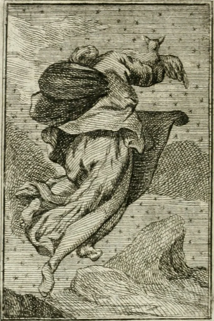 An illustration from Iconologie, tirée de divers auteurs : ouvrage utile aux gens de lettres, aux poëtes, aux artistes, & généralement à tous les amateurs des beaux-arts, 1766, leaf 81