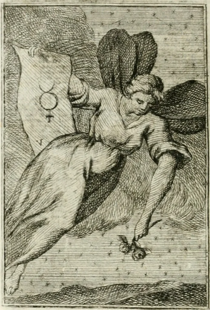 An illustration from Iconologie, tirée de divers auteurs : ouvrage utile aux gens de lettres, aux poëtes, aux artistes, & généralement à tous les amateurs des beaux-arts, 1766, leaf 83