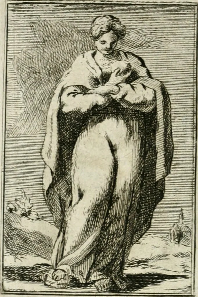 An illustration from Iconologie, tirée de divers auteurs : ouvrage utile aux gens de lettres, aux poëtes, aux artistes, & généralement à tous les amateurs des beaux-arts, 1766, leaf 99