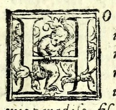 An illustration from I contenti : comedia, 1586, leaf 81