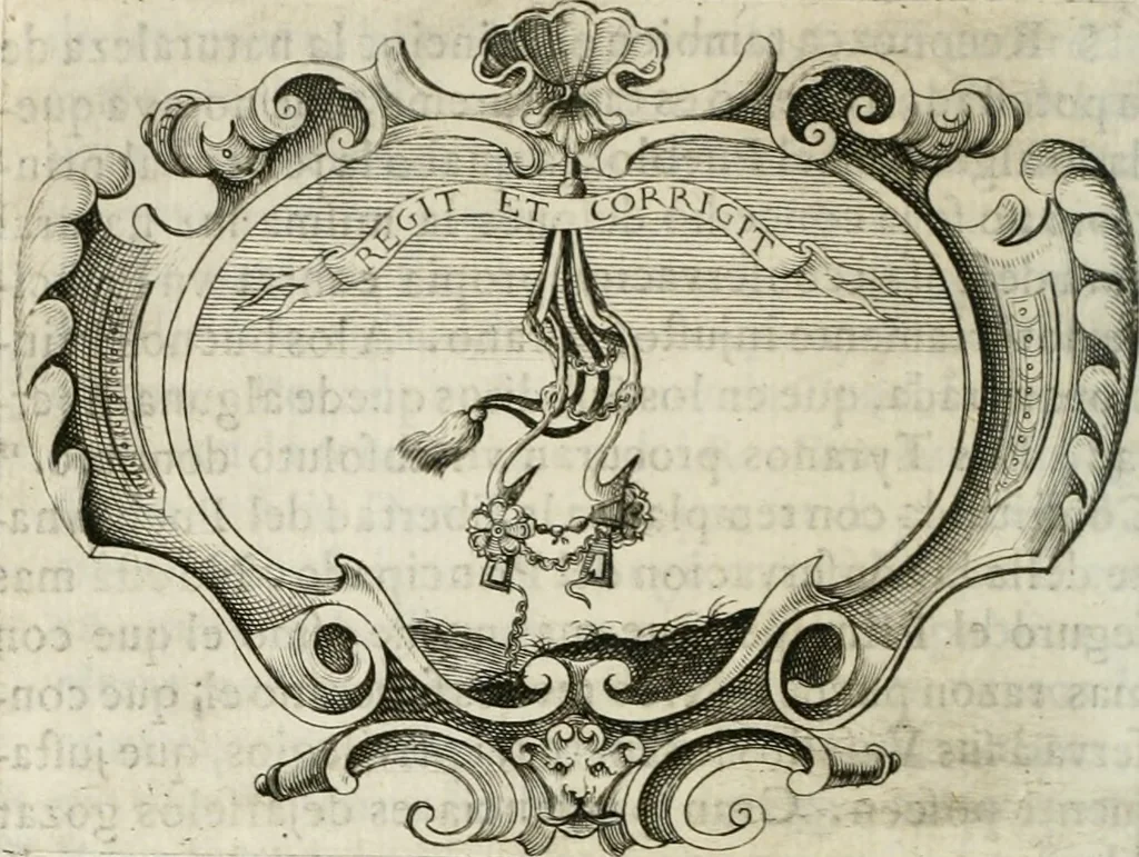 An illustration from Idea de un principe politico christiano : rapresentada en cien empresas : dedicada al principe de las Espaänas nuestro seänor, 1642, leaf 157