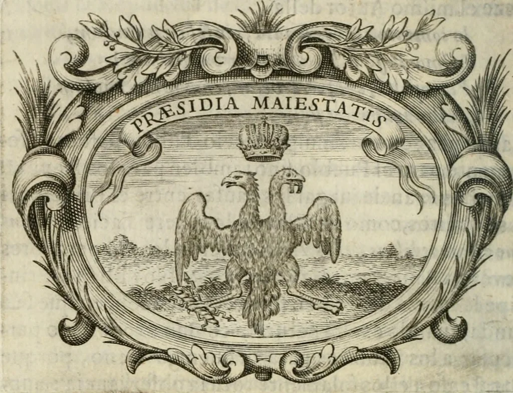 An illustration from Idea de un principe politico christiano : rapresentada en cien empresas : dedicada al principe de las Espaänas nuestro seänor, 1642, leaf 169