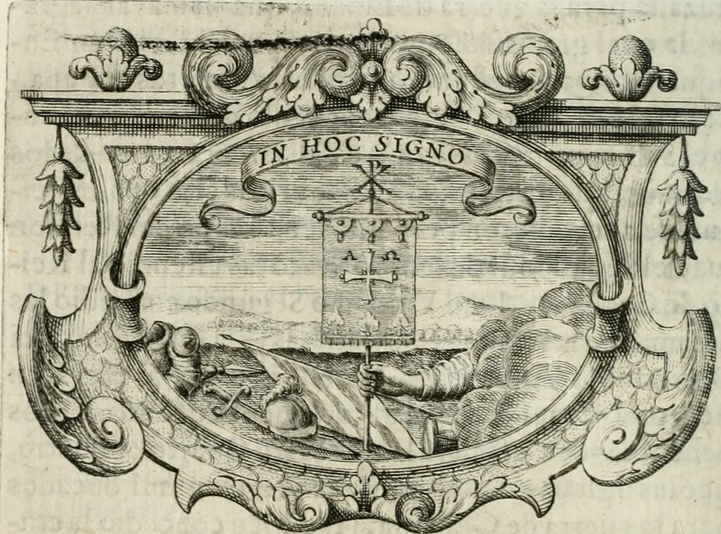 An illustration from Idea de un principe politico christiano : rapresentada en cien empresas : dedicada al principe de las Espaänas nuestro seänor, 1642, leaf 197