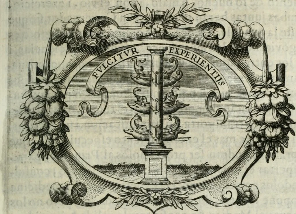 An illustration from Idea de un principe politico christiano : rapresentada en cien empresas : dedicada al principe de las Espaänas nuestro seänor, 1642, leaf 220