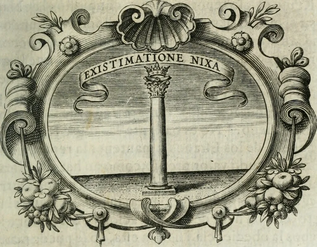 An illustration from Idea de un principe politico christiano : rapresentada en cien empresas : dedicada al principe de las Espaänas nuestro seänor, 1642, leaf 230