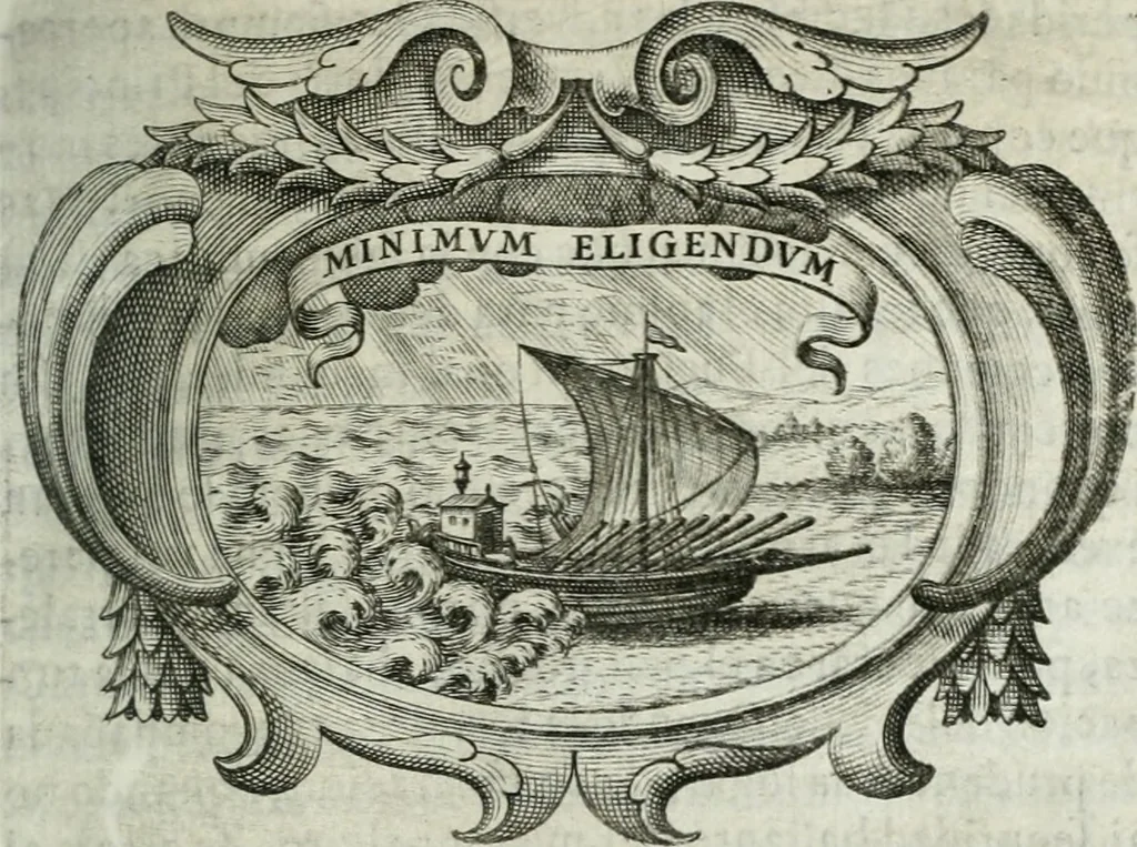 An illustration from Idea de un principe politico christiano : rapresentada en cien empresas : dedicada al principe de las Espaänas nuestro seänor, 1642, leaf 268