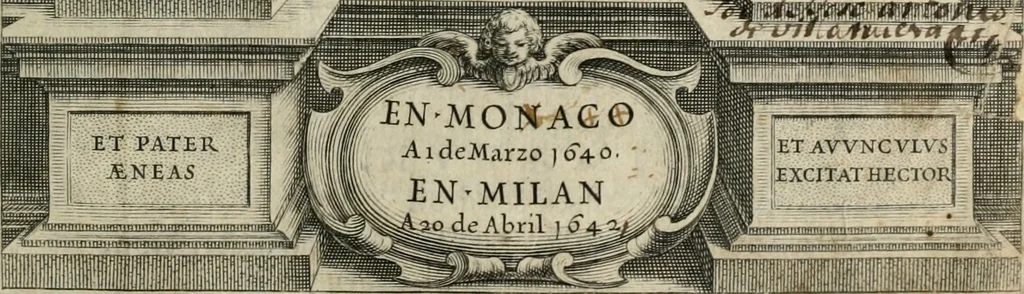 An illustration from Idea de un principe politico christiano : rapresentada en cien empresas : dedicada al principe de las Espaänas nuestro seänor, 1642, leaf 4