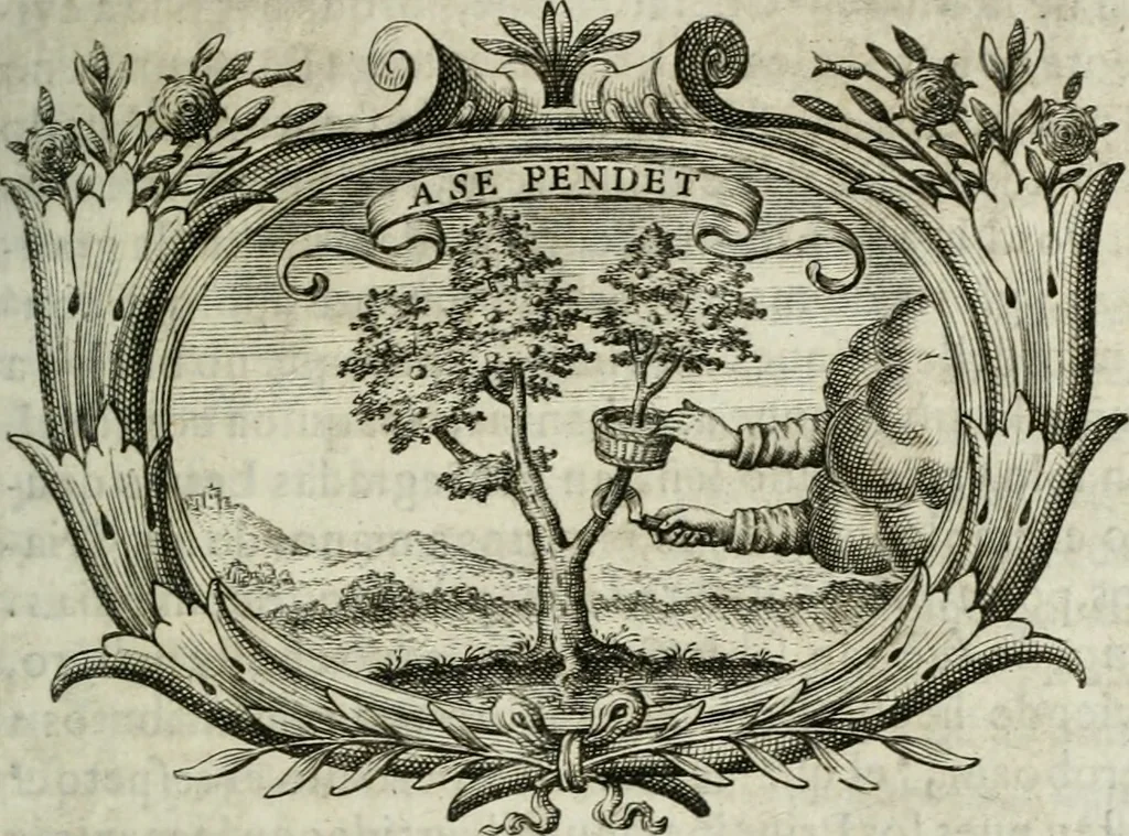An illustration from Idea de un principe politico christiano : rapresentada en cien empresas : dedicada al principe de las Espaänas nuestro seänor, 1642, leaf 412
