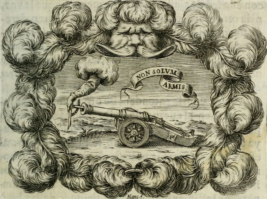 An illustration from Idea de un principe politico christiano : rapresentada en cien empresas : dedicada al principe de las Espaänas nuestro seänor, 1642, leaf 48
