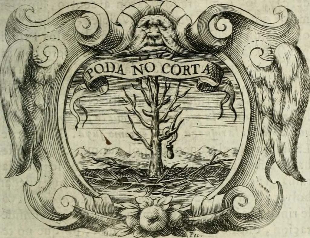 An illustration from Idea de un principe politico christiano : rapresentada en cien empresas : dedicada al principe de las Espaänas nuestro seänor, 1642, leaf 528