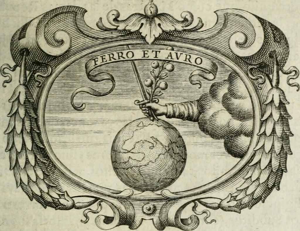 An illustration from Idea de un principe politico christiano : rapresentada en cien empresas : dedicada al principe de las Espaänas nuestro seänor, 1642, leaf 544
