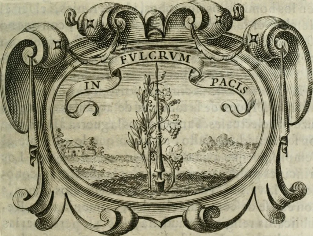 An illustration from Idea de un principe politico christiano : rapresentada en cien empresas : dedicada al principe de las Espaänas nuestro seänor, 1642, leaf 588