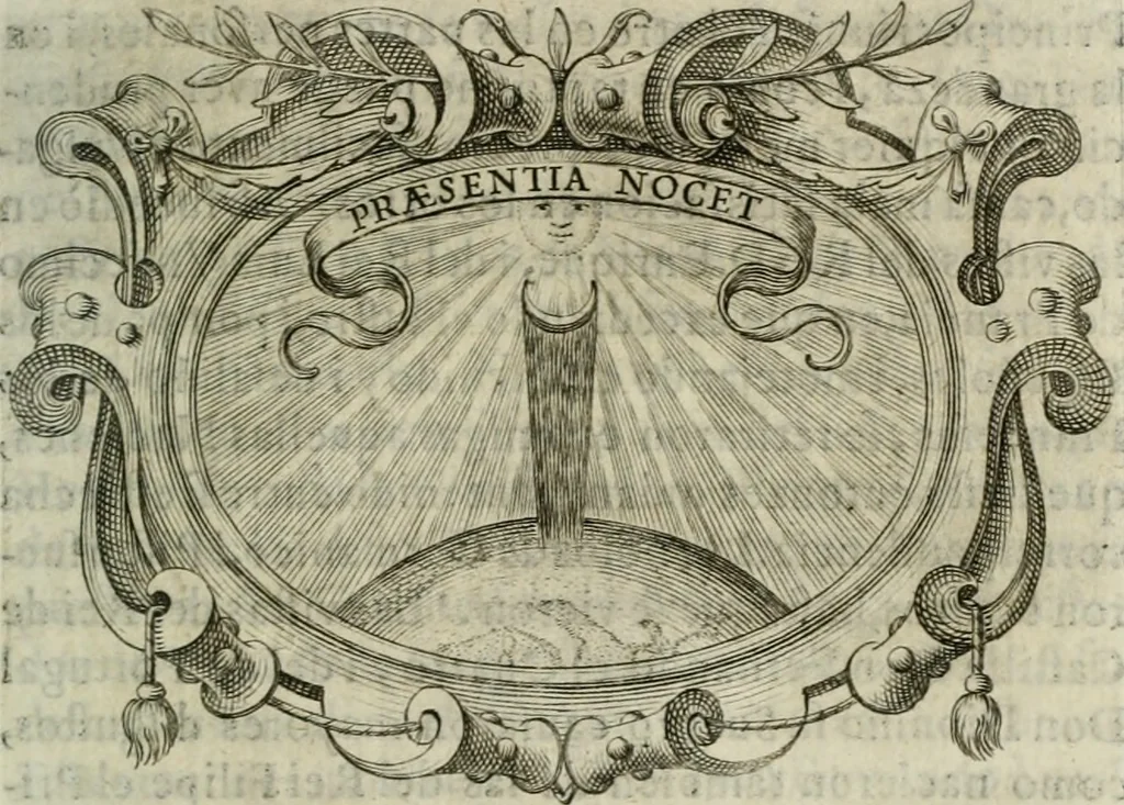 An illustration from Idea de un principe politico christiano : rapresentada en cien empresas : dedicada al principe de las Espaänas nuestro seänor, 1642, leaf 606