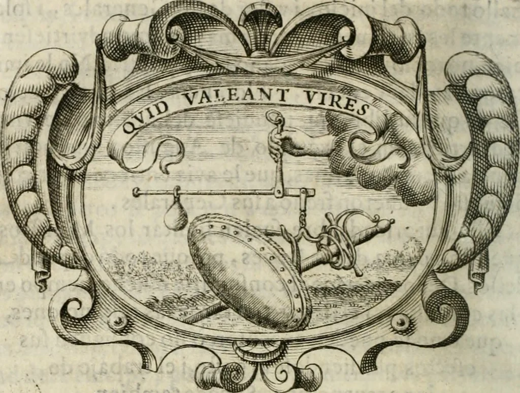 An illustration from Idea de un principe politico christiano : rapresentada en cien empresas : dedicada al principe de las Espaänas nuestro seänor, 1642, leaf 627