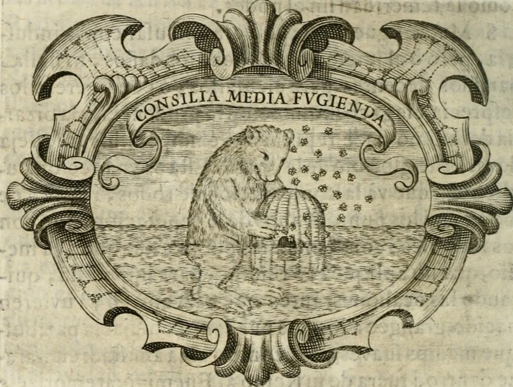 An illustration from Idea de un principe politico christiano : rapresentada en cien empresas : dedicada al principe de las Espaänas nuestro seänor, 1642, leaf 659