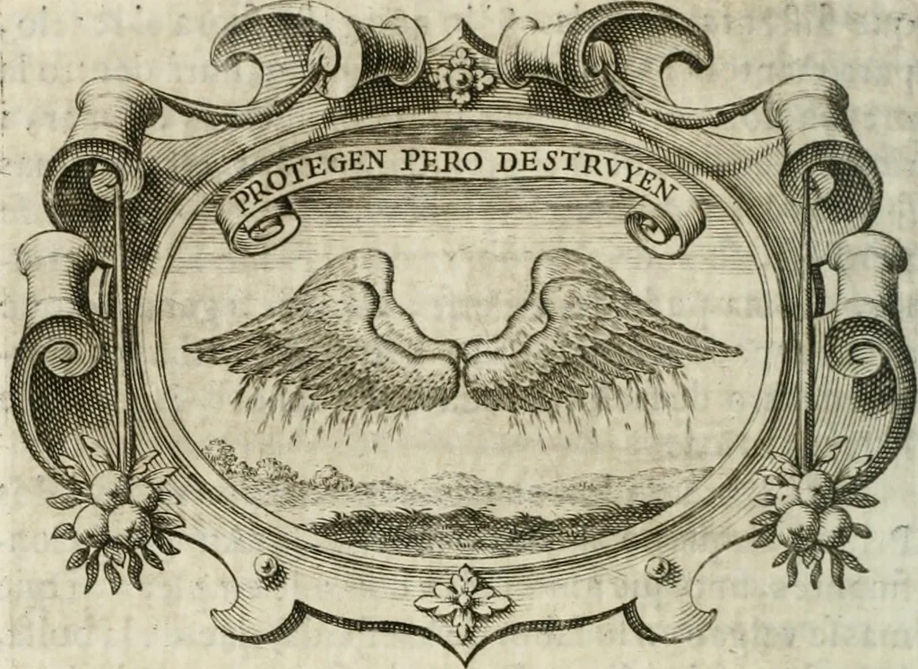 An illustration from Idea de un principe politico christiano : rapresentada en cien empresas : dedicada al principe de las Espaänas nuestro seänor, 1642, leaf 699