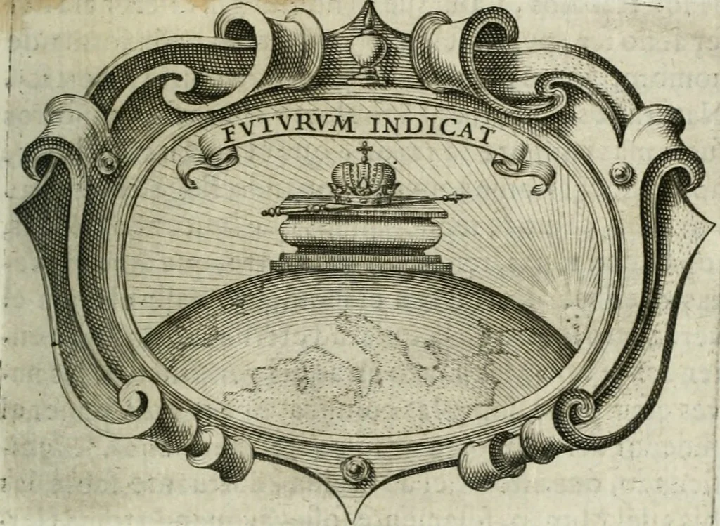 An illustration from Idea de un principe politico christiano : rapresentada en cien empresas : dedicada al principe de las Espaänas nuestro seänor, 1642, leaf 766