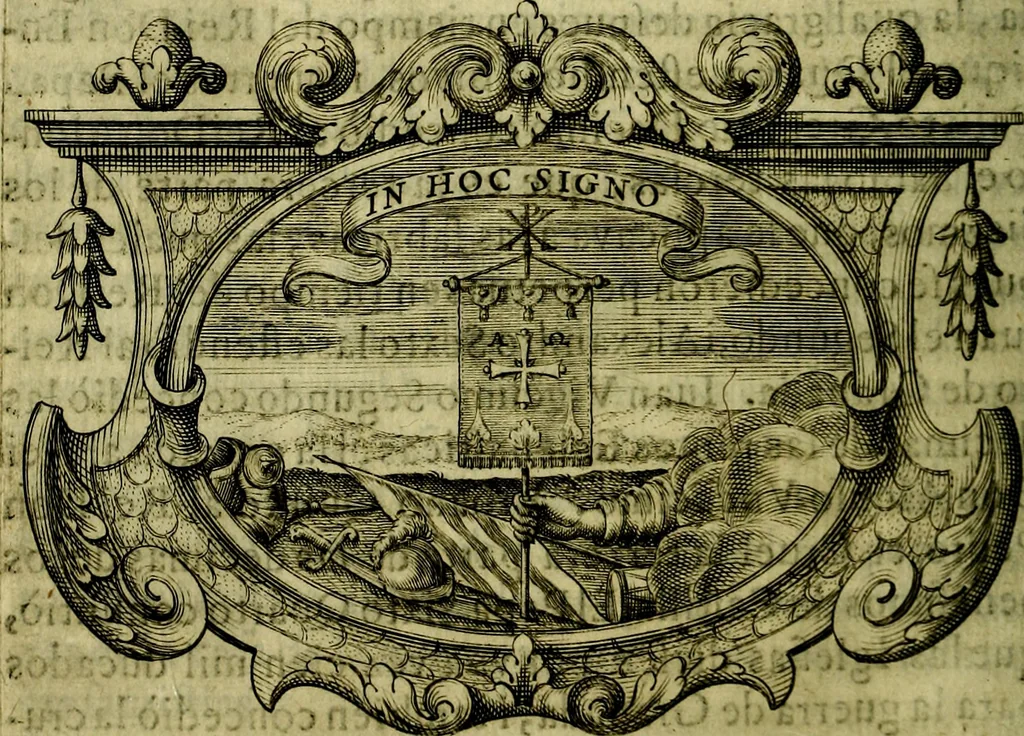 An illustration from Idea de un principe politico christiano : rapresentada en cien empresas, 1642, leaf 195