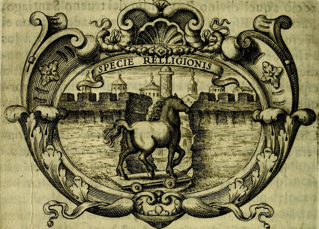 An illustration from Idea de un principe politico christiano : rapresentada en cien empresas, 1642, leaf 201
