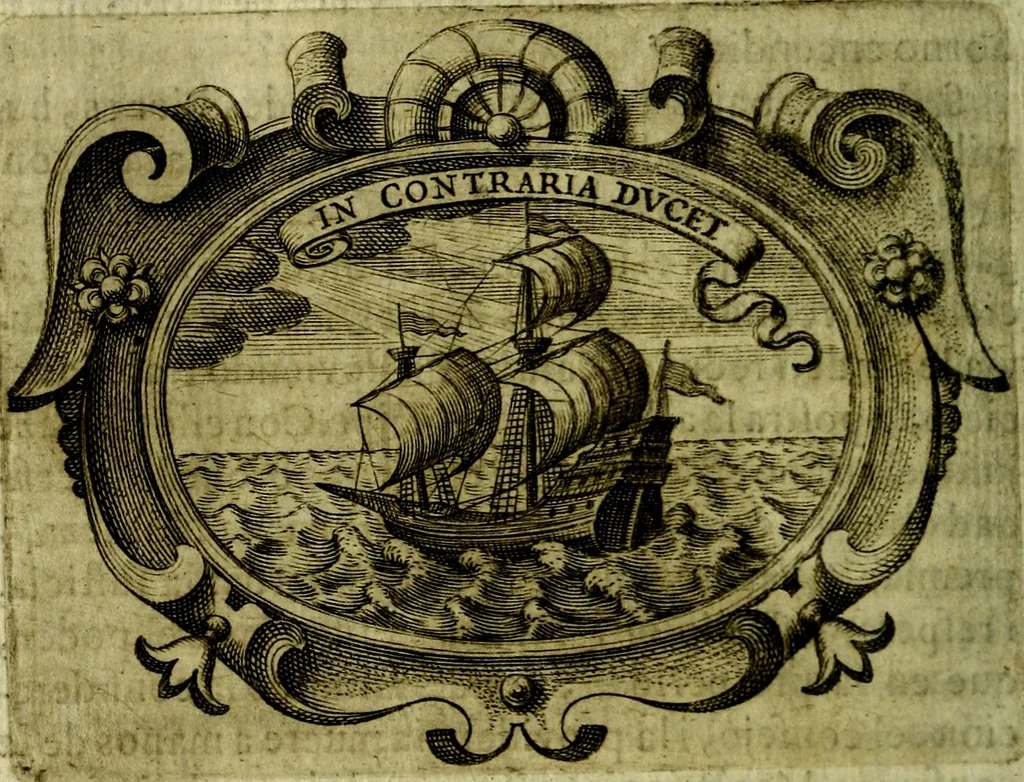 An illustration from Idea de un principe politico christiano : rapresentada en cien empresas, 1642, leaf 259