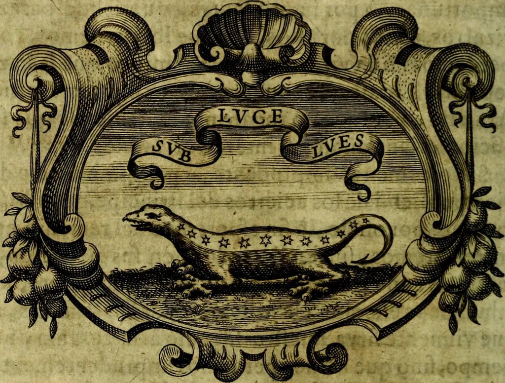 An illustration from Idea de un principe politico christiano : rapresentada en cien empresas, 1642, leaf 343
